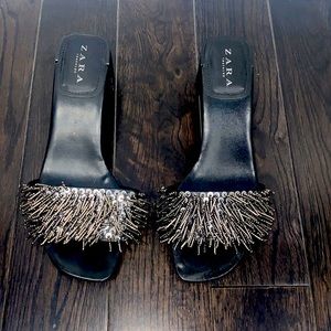 Zara sandals with low heel